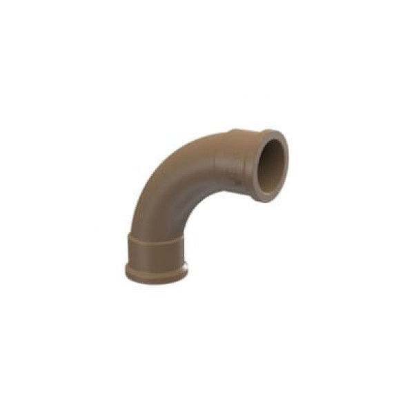Encontraproduto.com.br - Curva 90° Soldável PVC 50mm Marrom - Tigre - 22120506 - Unitário