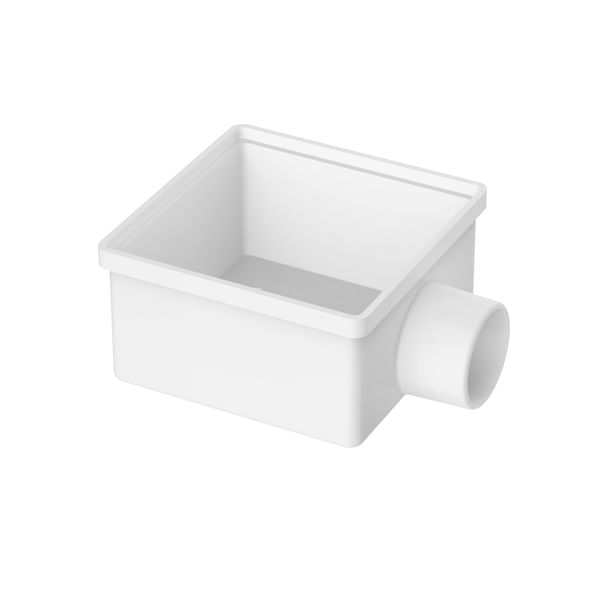 Corpo Caixa Sifonado Esgoto Quadrada 100X53 Branco - Tigre - 27150225 - Unitário