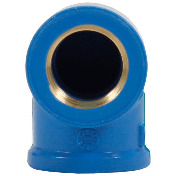 Encontraproduto.com.br - Kit 05 Joelho Azul Soldável 90° Graus 3/4 1/2 25/20mm Tigre