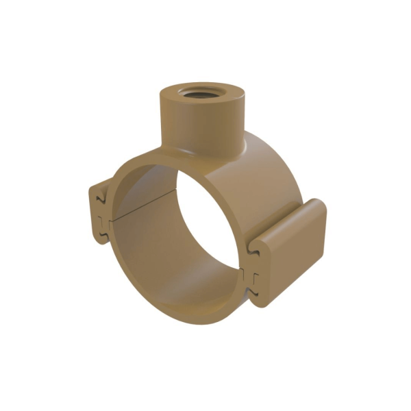 Encontraproduto.com.br - Colar tomada PVC com travas 110mm x 3/4
