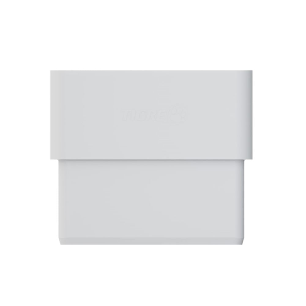 Encontraproduto.com.br - Acoplamento Retangular Aquapluv Style Branco 100x65mm 32198929 Tigre