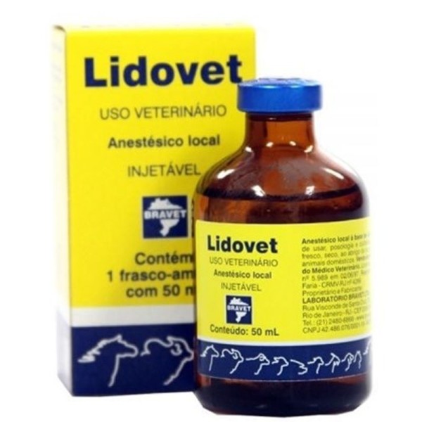 Encontraproduto.com.br - Medicamento Anest Local Lidovet 50ml