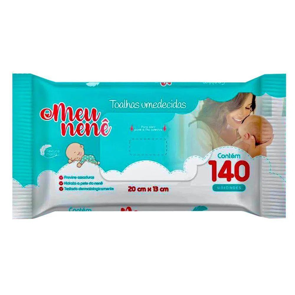 Encontraproduto.com.br - Toalhas Umedecidas Meu Nenê Plus com 140 Unidades