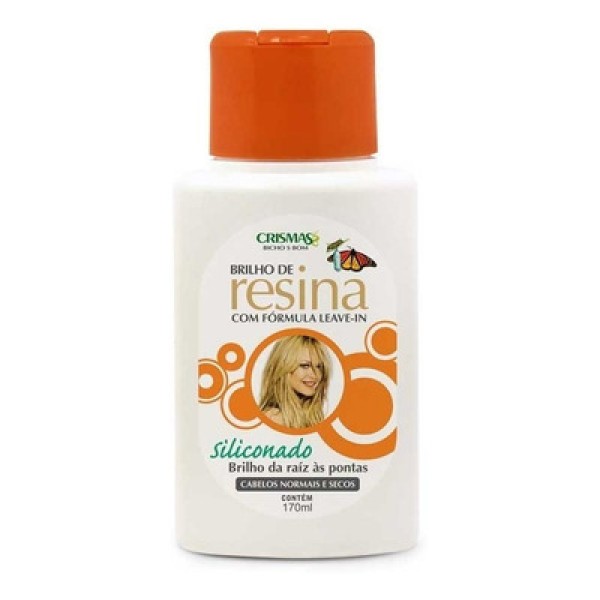Encontraproduto.com.br - Creme Para Pentear Brilho De Resina Crisma Silicone 170ml
