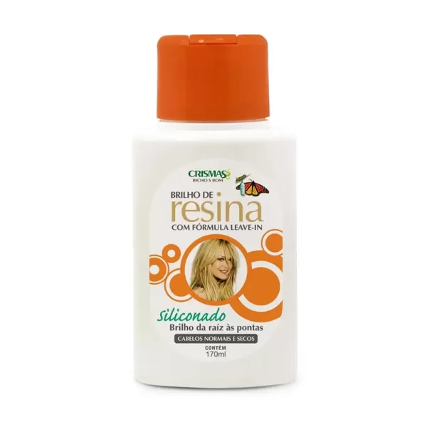 Encontraproduto.com.br - Creme Para Pentear Brilho De Resina Crisma Silicone 170ml