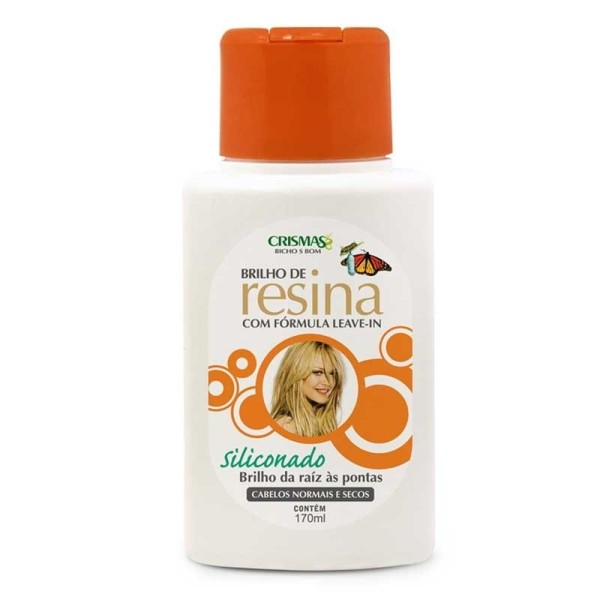 Encontraproduto.com.br - Creme Para Pentear Brilho De Resina Crisma Silicone 170ml