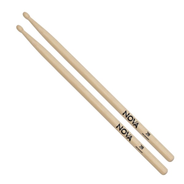 Baqueta Nova 2B Ponta de Madeira by Vic Firth
