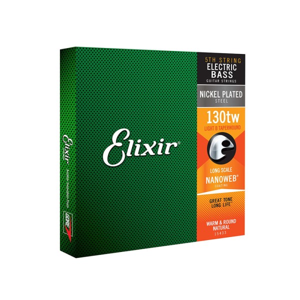 Encontraproduto.com.br - Corda Avulsa Elixir 5ª Si Medium 130TW X LS para Baixo