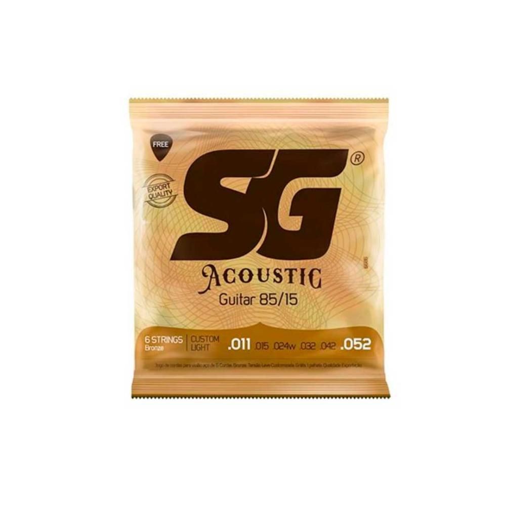 Encontraproduto.com.br - Corda SG 011 Aço Bronze 85/15 para Violão
