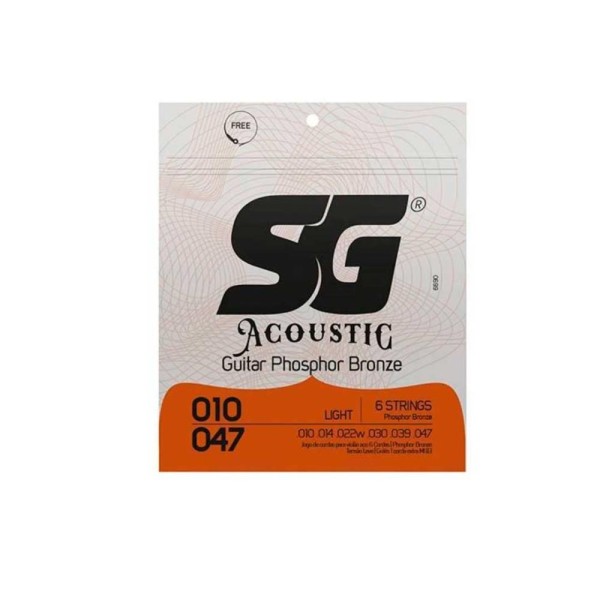 Encontraproduto.com.br - Corda SG 010 Phosphor Bronze para Violão