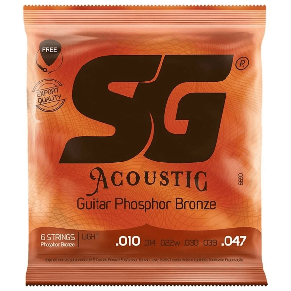 Encontraproduto.com.br - Corda SG 010 Phosphor Bronze para Violão