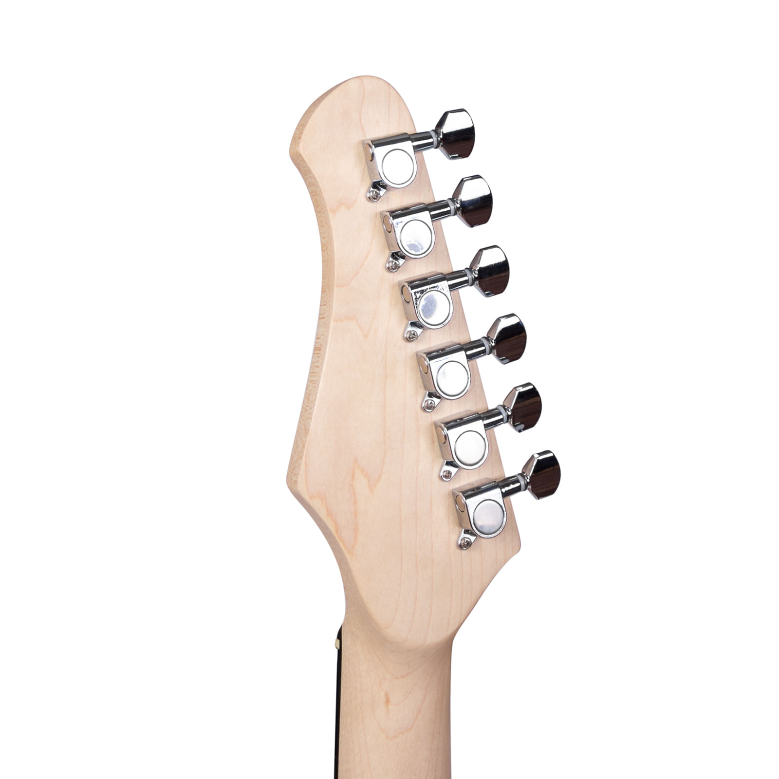 Encontraproduto.com.br - Kit Guitarra Winner WGS Preta com Afinador Cordas SG 010 Correia Cabo e Brindes