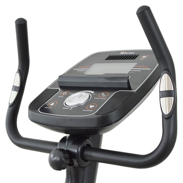 Encontraproduto.com.br - Bicicleta Ergométrica Profissional Magnética Polibike 4600 Para Academia Painel 9 Funções Cor Preto