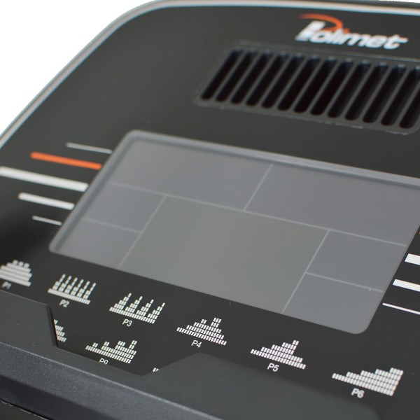 Encontraproduto.com.br - Bicicleta Ergométrica Profissional Magnética Polibike 4600 Para Academia Painel 9 Funções Cor Preto