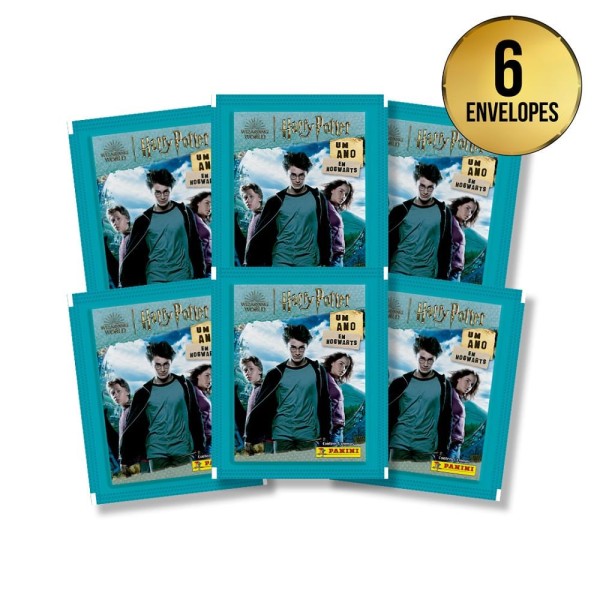 Encontraproduto.com.br - Harry Potter Blister com 6 Envelopes de Figurinhas - Panini