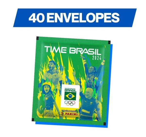 Encontraproduto.com.br - COMITE OLIMPICO DO BRASIL 2024 -  Kit Com 40 Envelopes
