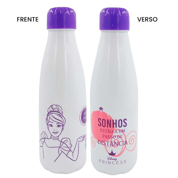 Encontraproduto.com.br - Garrafa Princesas 600ml em Plástico Plasduran