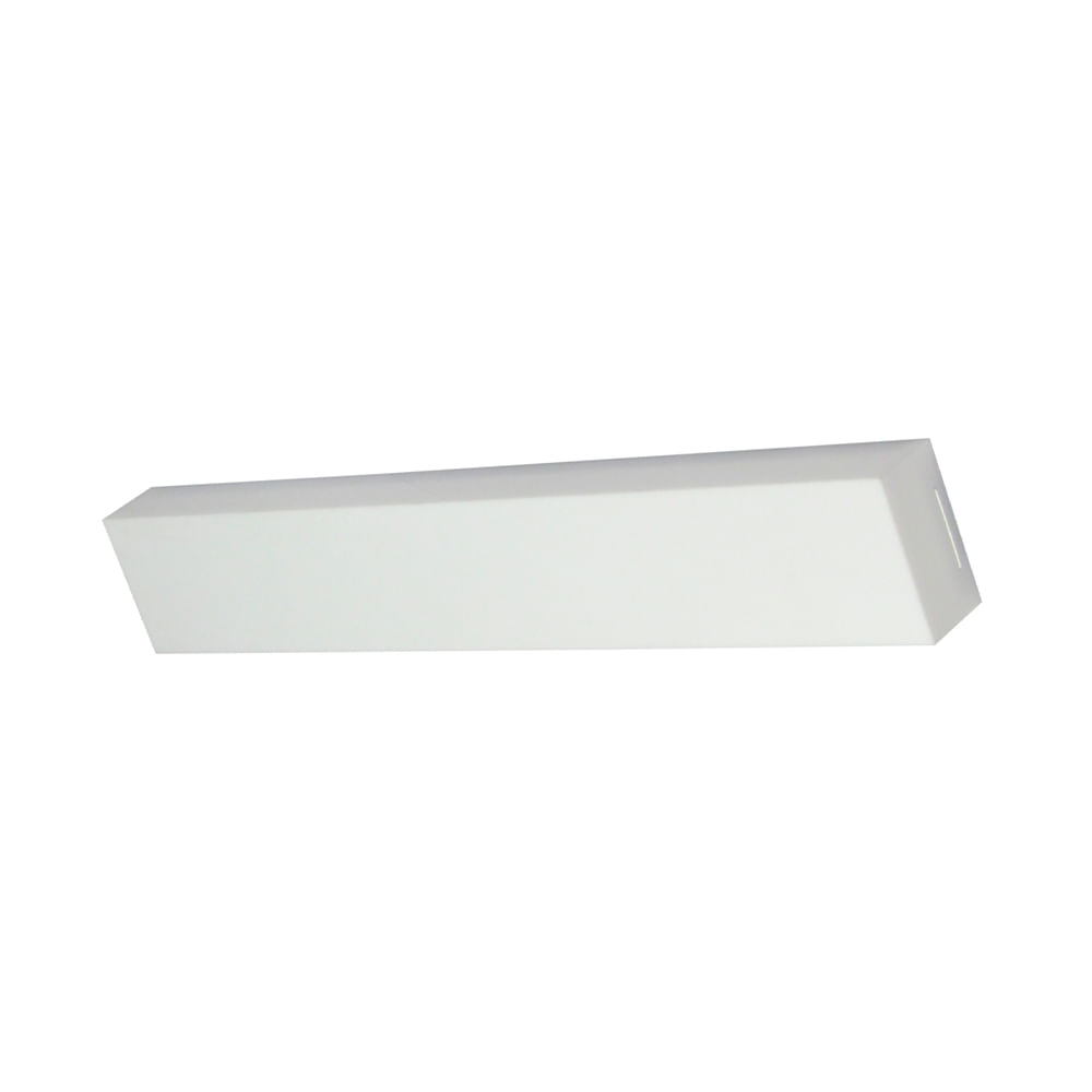 Luminária de sobrepor LED Tualux 125x10cm 36W bivolt 6500K branca Valência