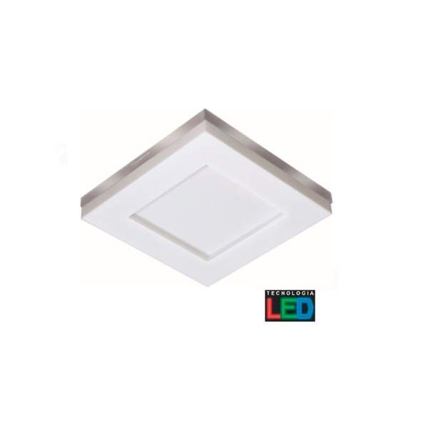 Encontraproduto.com.br - 29007 Plafon Led As.16w - 26x26 Branco-3000 K-127v/220v