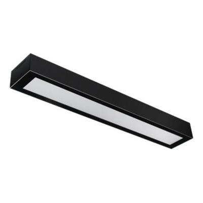 Encontraproduto.com.br - Luminaria Led Londres 36W 125X10 Retangular  Preto 6500K Bivolt Tualux