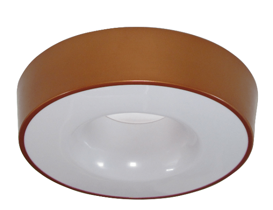 Encontraproduto.com.br - Plafon Nice 06 Cobre Diam 54Cm Para 06 Lampadas E27 Tualux