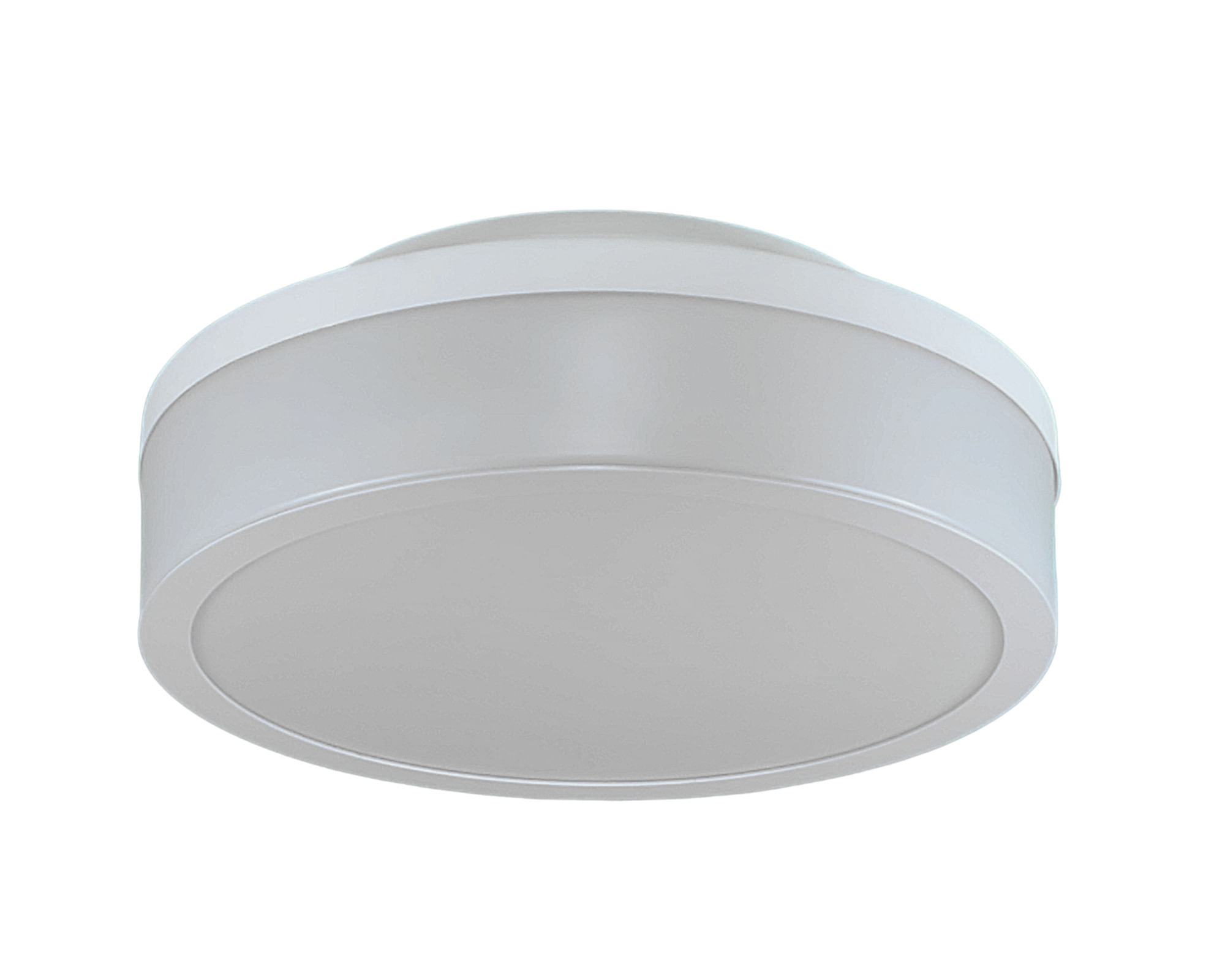 Plafon Sobrepor Para 3 Lâmpadas E27 Branco Santorini Tualux