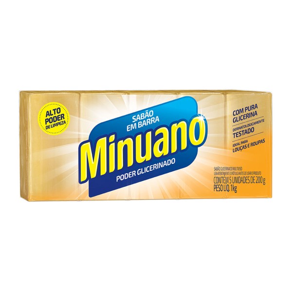 Encontraproduto.com.br - Sabão Pedra Minuano Com 5 Unidades Natural