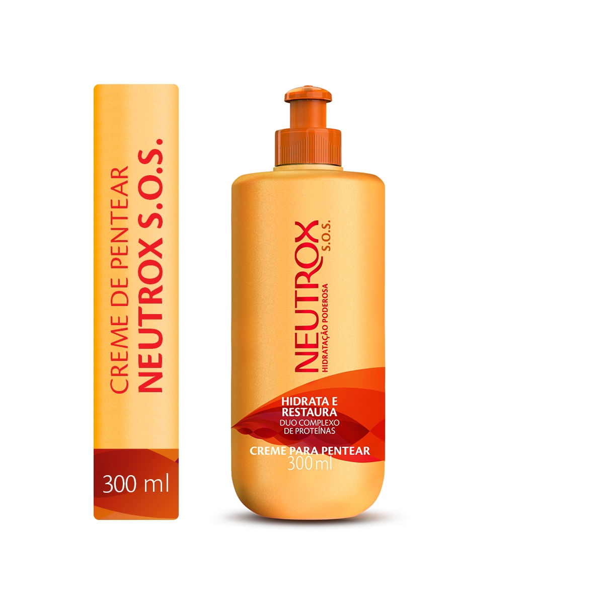 Encontraproduto.com.br - Creme Para Pentear Neutrox Hidratacao Poderosa 300ml Sos Cachos