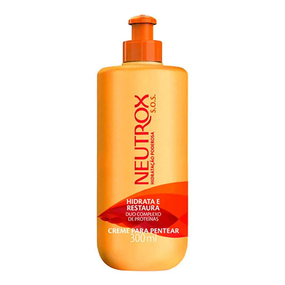 Encontraproduto.com.br - Creme Para Pentear Neutrox Hidratacao Poderosa 300ml Sos Cachos
