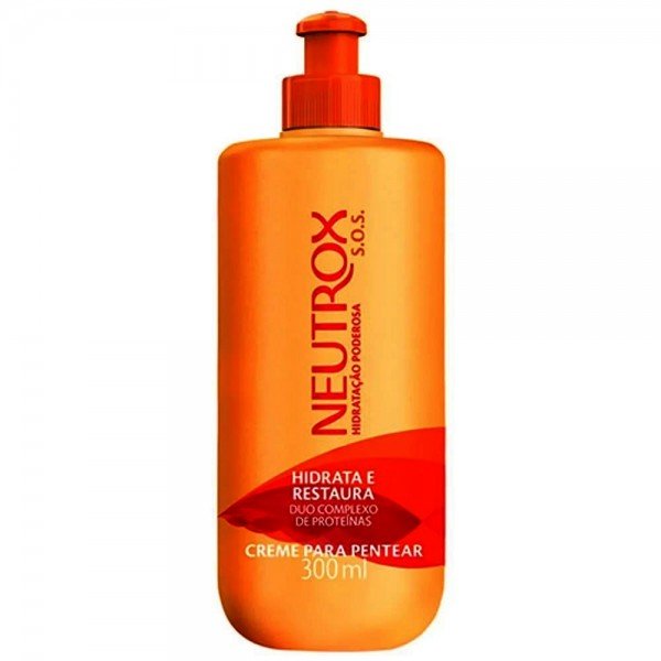 Encontraproduto.com.br - Creme Para Pentear Neutrox Hidratacao Poderosa 300ml Sos Cachos