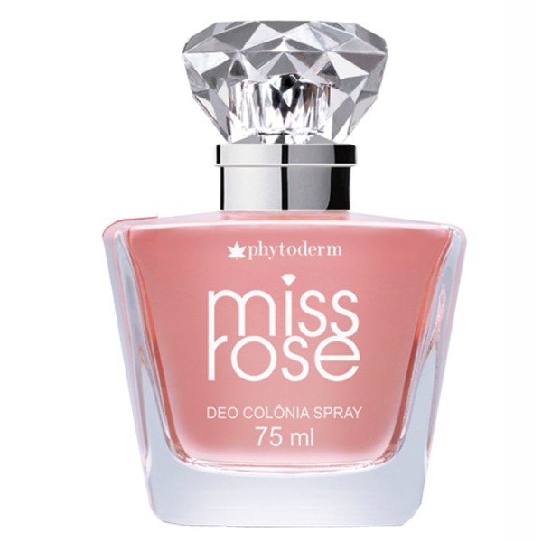 Encontraproduto.com.br - Perfume Feminino Phytoderm Miss Rose Deo Colônia 75ml