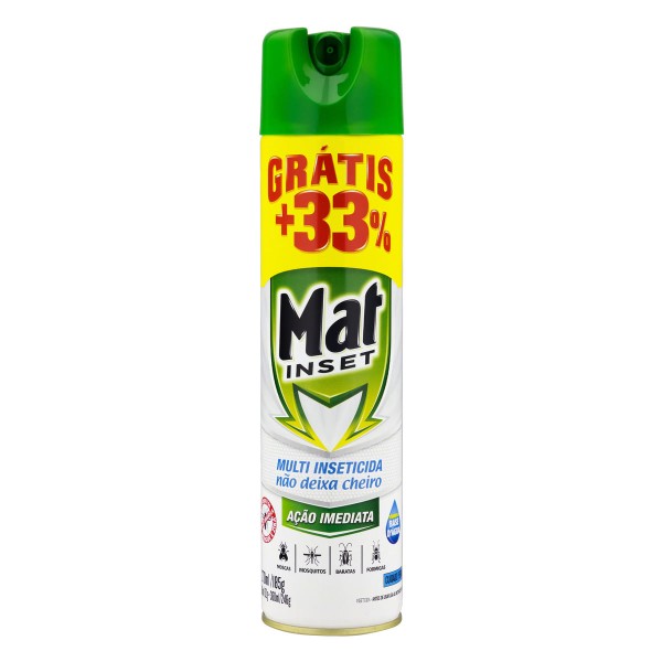 Encontraproduto.com.br - Inseticida Mat Inset Multi Inseticida sem Cheiro Frasco com 360ml