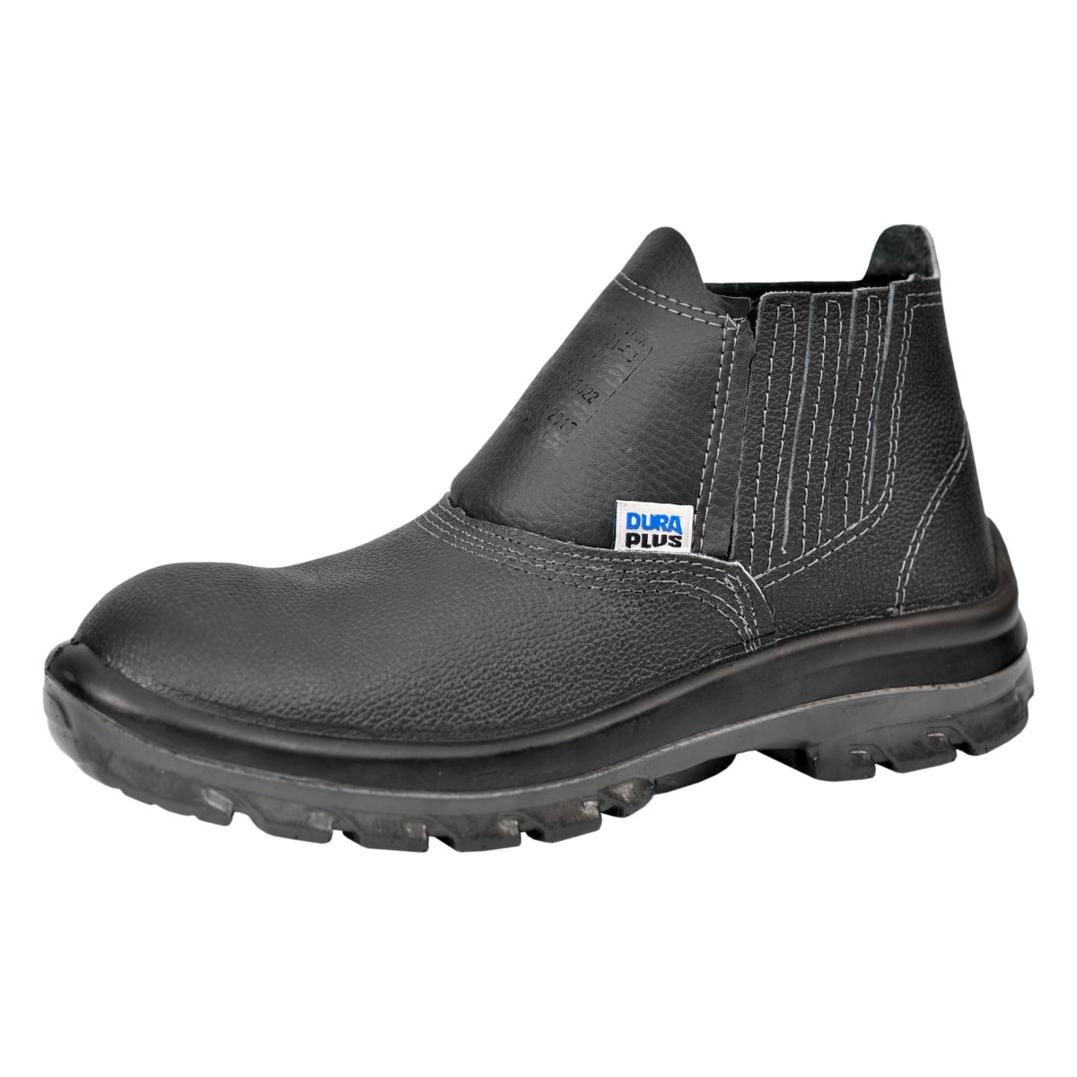 Encontraproduto.com.br - Botina Dura Plus Pu Elástico Com Bico Aço N°38 Balaska