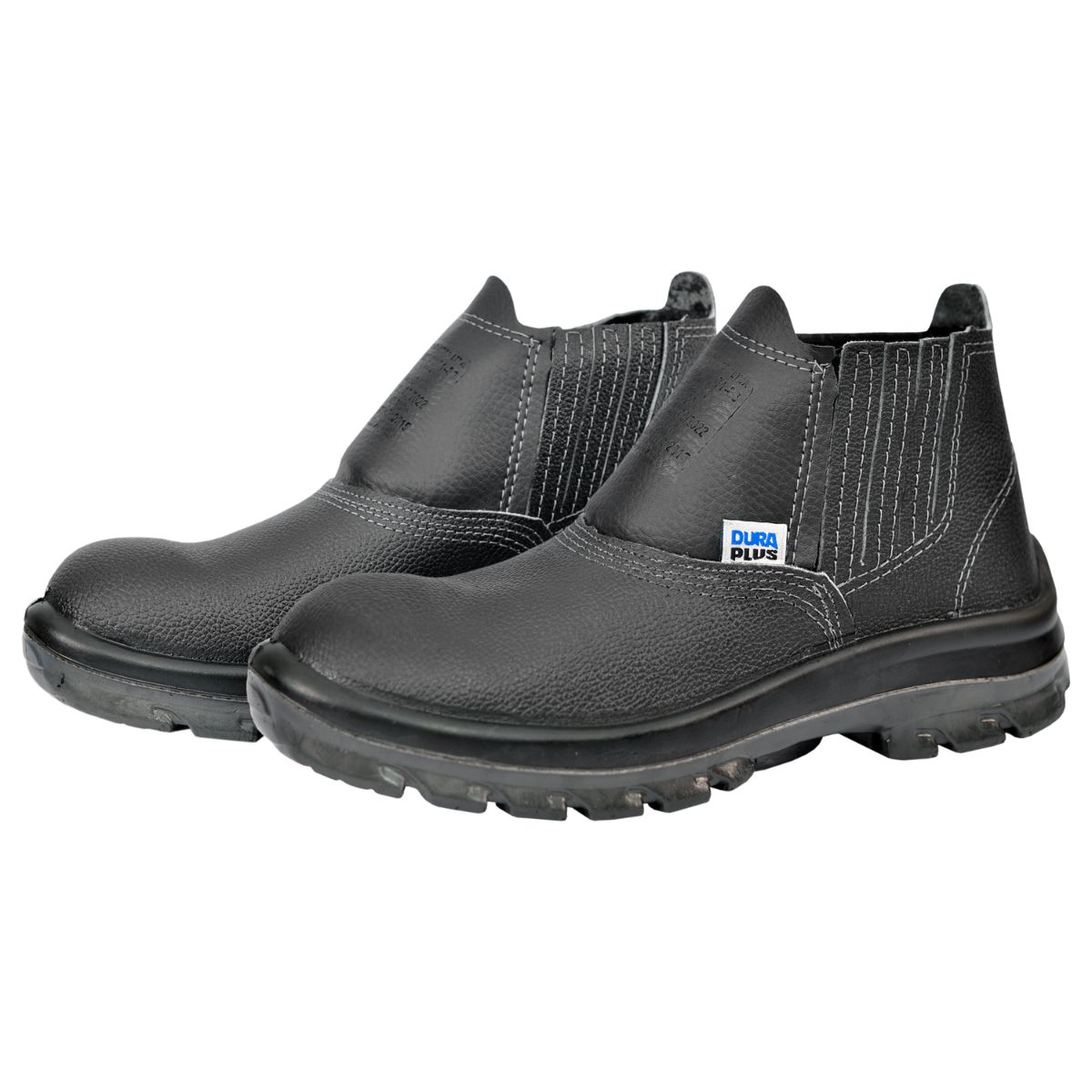 Encontraproduto.com.br - Botina Dura Plus Pu Elástico Com Bico Aço N°38 Balaska