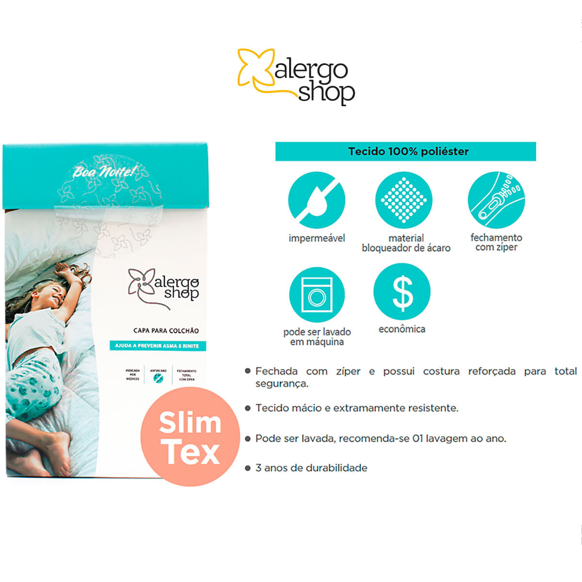 Encontraproduto.com.br - Capa Slim Tex para berço