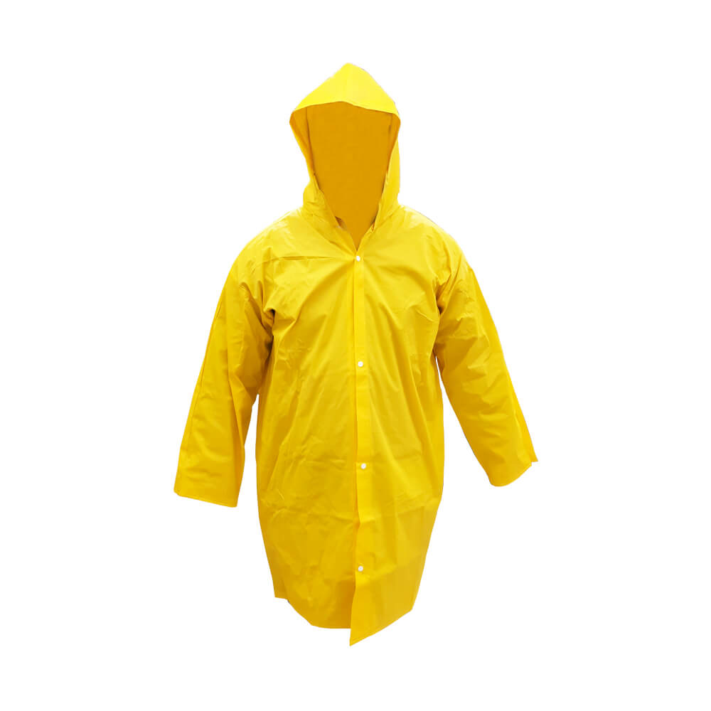 Encontraproduto.com.br - Capa de Chuva PVC Capere com Forro Amarela G