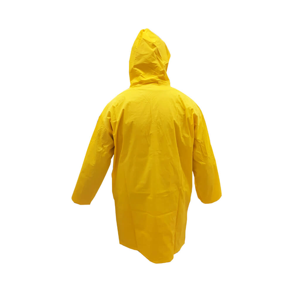 Encontraproduto.com.br - Capa de Chuva PVC Capere com Forro Amarela G
