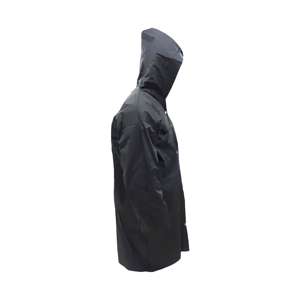 Encontraproduto.com.br - Capa de Chuva PVC Capere com Forro Preta GG