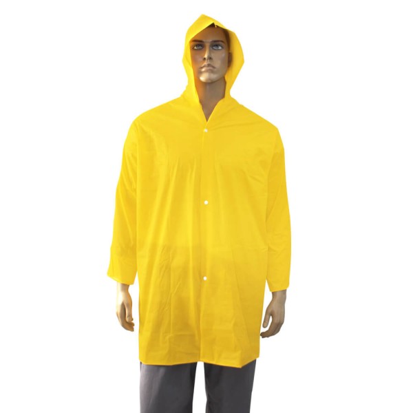 Capa de Chuva Caperê PVC Forrada Amarela M