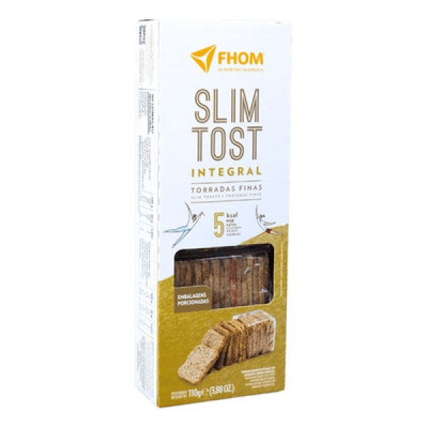 Encontraproduto.com.br - Torrada Slim Tost Integral Fhom 110g
