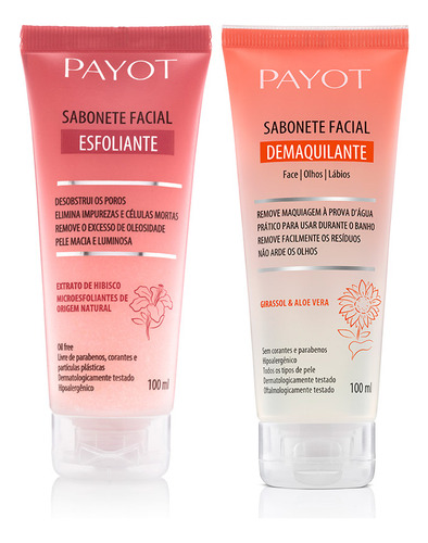 kit limpeza sabonete demaquilante e esfoliante