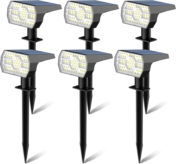Encontraproduto.com.br - Conjunto 6 Luminárias LED energia Solar para uso externo