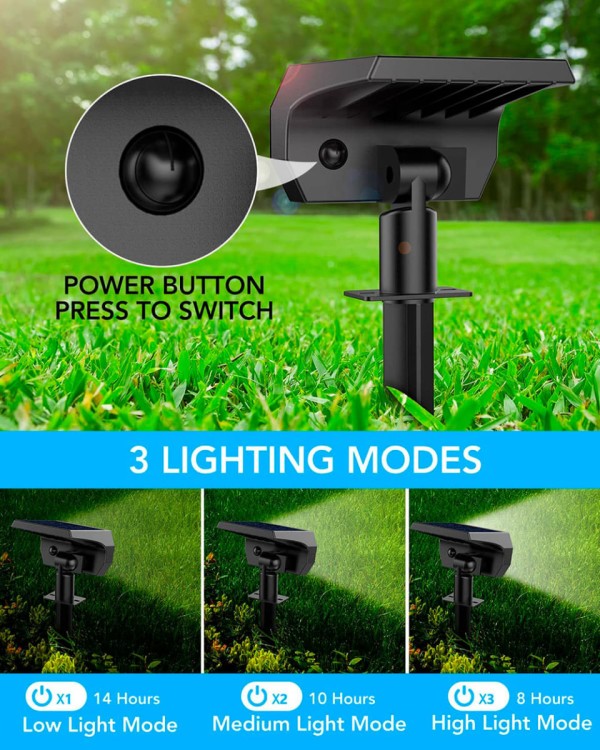 Encontraproduto.com.br - Conjunto 6 Luminárias LED energia Solar para uso externo