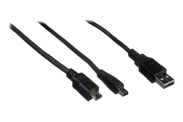 Encontraproduto.com.br - Vivitar Viv-3usbmicr Cabo Usb P/ 2 Dispositivos: Micro Usb