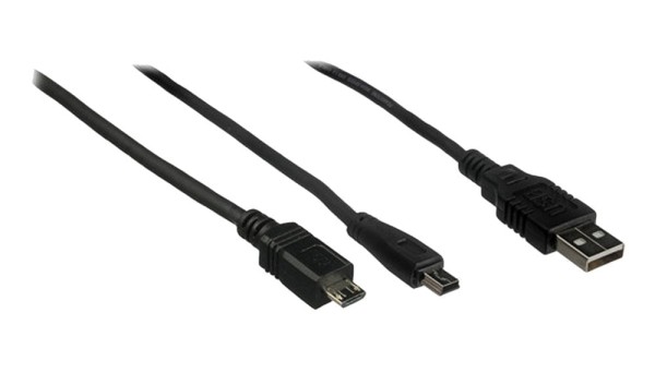 Encontraproduto.com.br - Vivitar Viv-3usbmicr Cabo Usb P/ 2 Dispositivos: Micro Usb