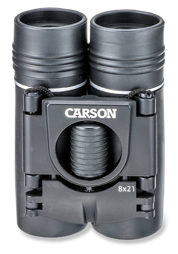 Encontraproduto.com.br - Binóculo compacto dobrável ultraleve Kinglet Série KB Carson 8 x 21 mm