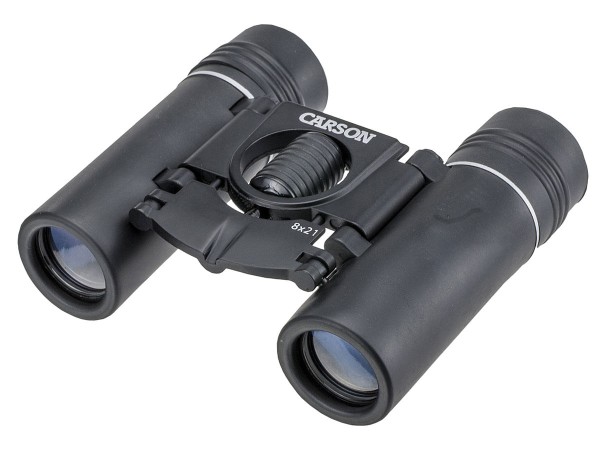 Encontraproduto.com.br - Binóculo compacto dobrável ultraleve Kinglet Série KB Carson 8 x 21 mm