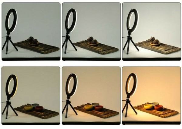 Encontraproduto.com.br - Ring Light 10 Polegadas Vivitar 3 Iluminacoes e 10 Intensidades +Tripe