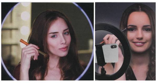 Encontraproduto.com.br - Ring Light 10 Polegadas Vivitar 3 Iluminacoes e 10 Intensidades +Tripe