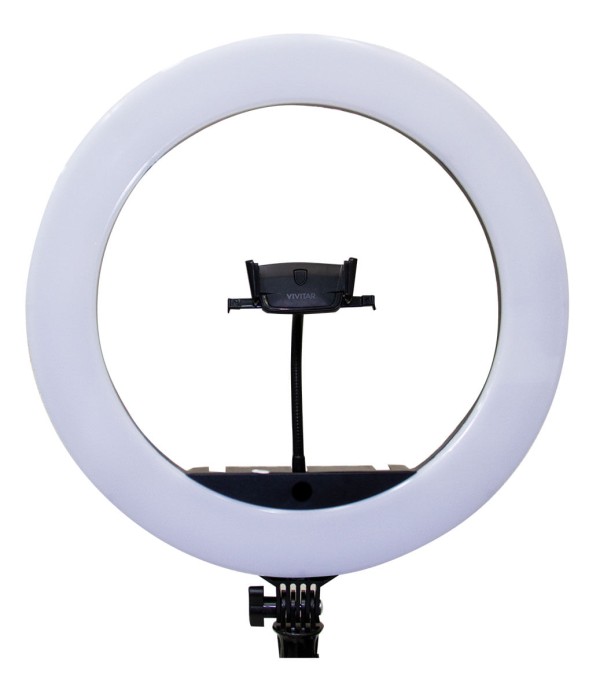 Encontraproduto.com.br - Ring Light de 18 polegadas 5.200 Lumens - Tripé + Suporte +Controle